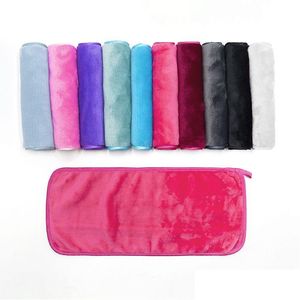 Makeup Remover Reusable Removal Towel Microfiber Cloth Pads Face Cleaner Cleansing Wipes Skin Care Beauty Tools Drop Delivery Health Dhjmm