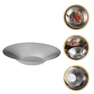 Dinnerware Sets Restaurant Bowl Salad Serving Metal Fruit Container Deep Pasta Dessert