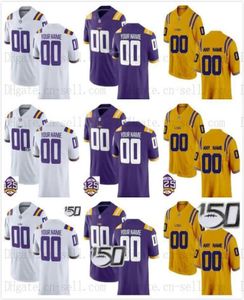 Custom 125th LSU Tigers Football Chase Jacoby Stevens K Lavon Chaisson Kary Vincent Jr Terrace Jacob Phillips Patrick Qu9566925