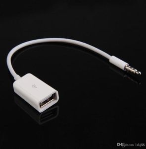 3 5mmオスOヘッドフォンプラグからUSB 2 0メスジャックケーブルコードAdapter2428209