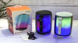 DHL Pulse 5 alto-falante sem fio bluetooth de alta qualidade luzes LED cartão subwoofer computador portátil ao ar livre alto volume o1985445