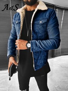 Winter Jean Jackets Men Outerwear Warm Denim Coats Men Large Size Wool Liner Thicker Winter Multi-pocke Jackets Size S-3XL 240202