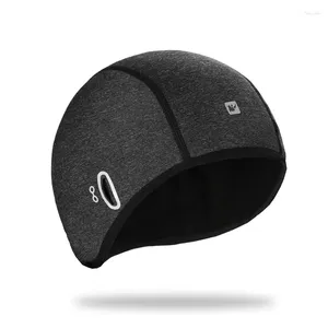 Ball Caps Winter Warm Cycling Fleece Hats Thermal Bicycle Cap Headwear Windproof Running Skiing Motorcycle Bike