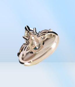 Модное весеннее новое кольцо с бриллиантом S925, посеребренное 18-каратное золото, золото грушевидной огранки, имитация формы капли35138929246639