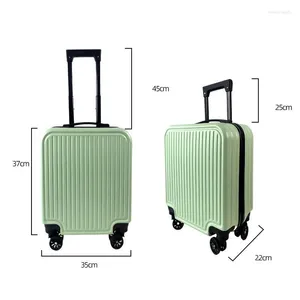 Suitcases Mini Rolling Luggage Box Women Men Style Wheel Trolley Travel Clothes Carry Case