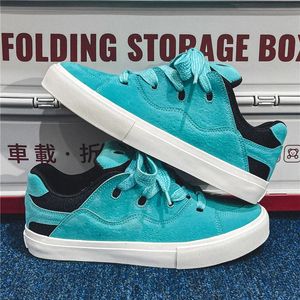 2023 Spring Blue Skateboard Shoes Men Women Size 44 Classic Low Flat Skate Sneakers Light Comfortable Training Zapatillas 240202