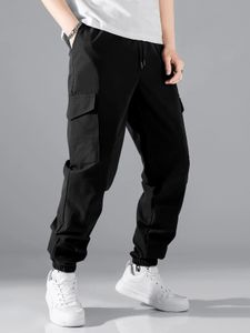 Mężczyźni Flap Pocket String Talle Pants 240127