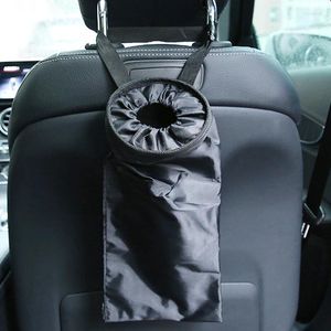 Interior Accessories 1Pcs Portable Car Seat Back Garbage Bag Auto Trash Can Leak-proof Dust Holder Case Box Styling Oxford Cloth