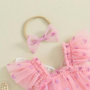 Vestidos de menina infantil bebê macacão vestido sem mangas borboleta volta 3D camadas princesa festa roupa formal