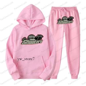 Trapstar Tracksuit czarne męskie bluza z kapturem Trapstar Mężczyzn Projektant Sportswear Męs