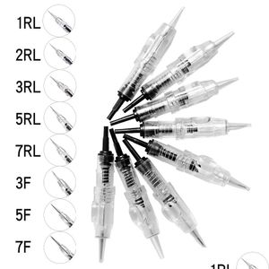 Tatuering nålar ögonbryn läppar 1rl2rl3rl5rl7rl3f57f steriliserad mikroblading permanent makeup patron droppleverans hälsa skönhet tatt dhlfw