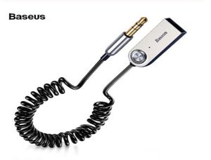 Baseus BA01 Bluetoothトランスミッターワイヤレスレシーバー5.0車AUX 3.5mm BTアダプターOスピーカーヘッドフォン用ケーブル1378016