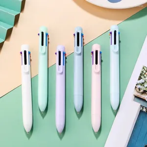 20st Macaron 6 Color Ballpoint Pen Pretty Stationery Söta pennor Wholesale School Set Ball Point Writing