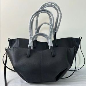 Designer cyme ombro bolsa de ombro grão de couro texturizado de fivela magnética Tote bolsa Mulheres camurça de camurça de grande capacidade Bolsas de grande capacidade