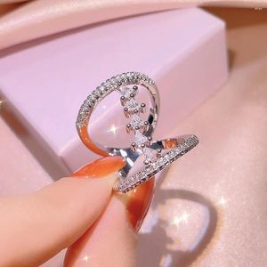 Cluster Rings S925 Sterling Silver Real Diamond Bizuteria Ring Kvinnor Fina bröllop Band Natural Gemstone 925 Jewelry Box