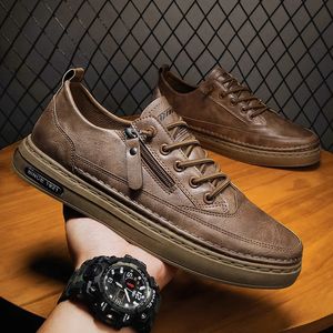 MENS AUTUMN BUSINESS Formale in pelle formale leggera morbida per mastifiato casual maschile scarpe