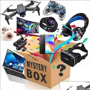 Headphones Earphones Mystery Box Electronics Random Supplies Surprise Smart Bluetooth Earphone Toys Gifts Lucky Boxes Speakers Edt Dhegp
