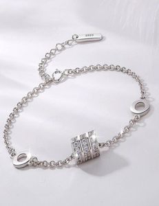 Designer-Armbänder Love Ankle 925 Silber Damen Intarsien Allmatch Fashion Charm Schmuck Geeignet für geselliges Beisammensein Party Trendy b8713177