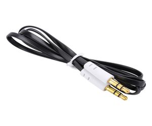 20pcslot Jack 35 Audio Cable Man till Male 1M bil Stereo Audio Auxiliary Aux Cable Mp3 Mobiltelefoner Earphone hörlurar 35 Jack 8754683