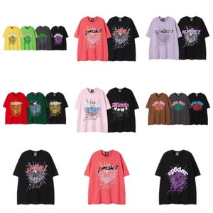 Oversized t Shirt Sweatshirt Spider Designer Mens Tshirt Polo Shirts Sweat Trapstar Lovers Letter Summer Short Sleeve Crew Neck Cotton Hip Hop Mens Tees Polos