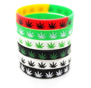 Hett försäljning! 50st/Lot Multi Color Jamaica Armband, CSSIC Tryckt Hip Hop Silicone -armband, Promotion Gift, Silicon WristBand7812709