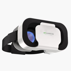 3D SHINECON G05A VR-Headset Smart-Brille, am Kopf montierte Virtual-Reality-verstellbare VR-Brille für 4,7-6-Zoll-Android-Smartphones 240124