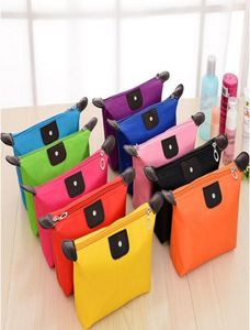 Makeup Case Bag Ladies Large Capacity Portable Cosmetic Storage Professional Women Travel Makeup Bag 10 Colors Top Quality7797544