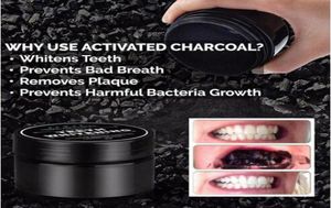 Tandblekning Nature Bambu Activated Charcoal Powder Dekontaminering Tandgul fläck Bambu Tandbrush Tandkräm Oral Care4990298