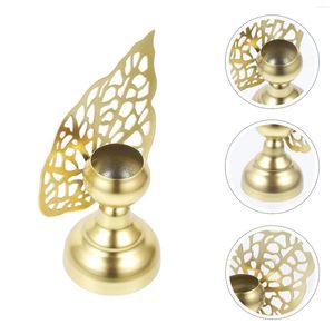 Mum Tutucular Vintage Candlestick Dökme Demir Dekoratif Tutucu Hafif Akşam Yemeği Konik Stand