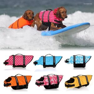 Cão vestuário filhote de cachorro resgate vestido de natação roupas para cães verão ao ar livre flutuante brinquedo colete salva-vidas 2024 moda jaqueta pet roupa