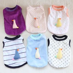 Dog Apparel XXS Baby Clothes Soft Velvet Born Vest Spring Autumn Jacket Chihuahua Small Puppy Cat Clothing Pet Supplier