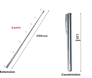 2pcs stainless steel retractable Optometry baton sight stick extensiontype pen style with six parts glasses optometry shippin2165466