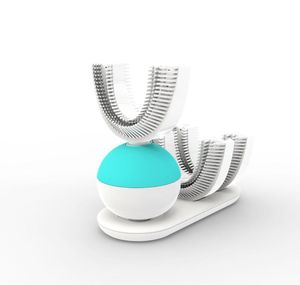 Amabrush Spazzolino elettrico automatico Spazzolino da denti Igiene orale Igiene dentale in 15 secondi Testa di ricarica wireless Sbiancamento dei denti5463839