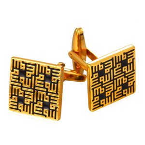 ChainsPro Vintage Cufflinks For Mens GoldSilver Color Cuff Links With High Quality Enamel Wholesale Luxury Men Jewelry C131 240123