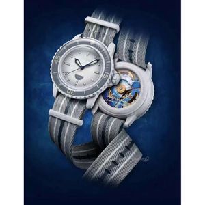 5 개의 해양 자동 기계적 바이오 세라믹 고품질 풀 기능 디자이너 운동 시계 Limited Edition Mens Quartz Watch