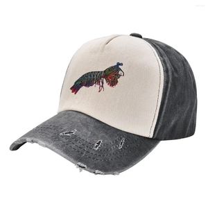 Бейсбольные кепки Mantis Shrimp Black Альтернативный дизайнКепка Бейсбольная кепка Bobble Hat Модная пляжная женская мужская