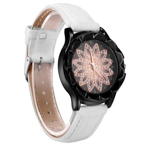 Mode Women Watches Ladies Clock Luxury Rose Gold Rhinestone Flower Designer Womens Quartz Wrist Watches Relogio Feminino 240127