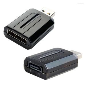 Conectores de cabos de computador S USB3.0 para adaptador Velocidade de dados rápida para disco rígido de 2,5 polegadas / 3,5 polegadas 12V2A Power Drop Delivery Computadores Networkin Otzjk