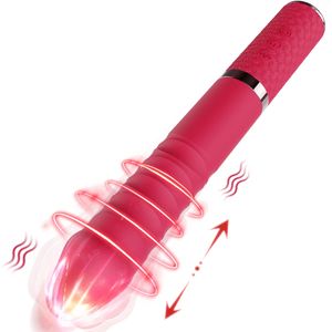 Thrusting Dildo Vibrator Sex Toys with Vibration for Women Clit Gspot Anal Play Vagina Clitoral Stimulation Massager 240202