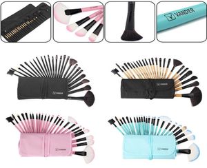 Vander Pro 24pcs Colors Makeup Brushes Set Travel Facial Beauty Cosmetics Kitsアイシャドウパウダーソフトメイク