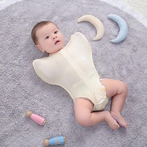 Filtar multifunktionella baby kropp rompers kläder bambu bomullsdräkt onesie barn pyjamsa född sovväska för sommaren