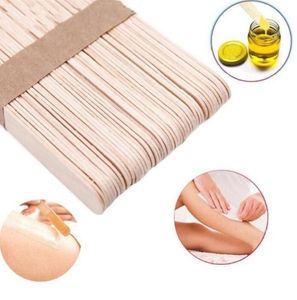 Träspatlar kroppshårborttagning pinnar engångssalonghår Epileringsverktyg Pretty Wax Waxing Stick8862449