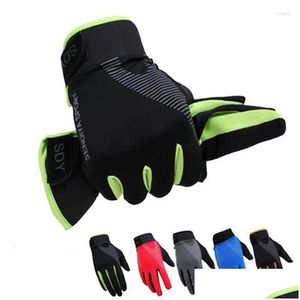 Cycling Gloves Mens Bike Motorcycle All Touch Sn Gym Training Outdoor Fishing Drop Delivery Sports Outdoors Protective Gear Otnff