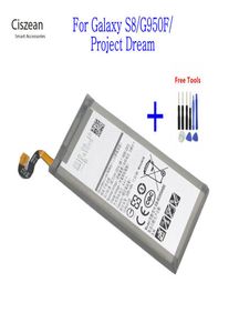 1x 3000mAh 385VDC EBBG950ABE -ersättningsbatteri för Samsung Galaxy S8 G950 G950F G950A G950T G955S G950P G950U Reparationsverktyg K4113846