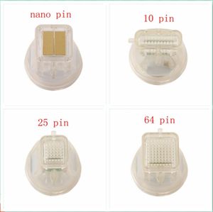 Accessories Parts 4 Cartridges Disposable Replacement 10 25 64 Nano Fractional Rf Head Gold Tips Microneedle Microneedling Micro Needle542