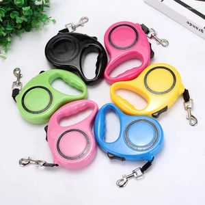 Dog Collars 3M/5M Pet Retractable Leash Durable Automatic Walk Running Guide Cat Chain Extension Products