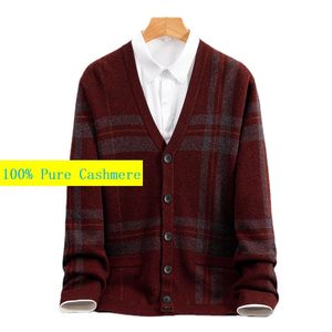 Arrival Fashion Autumn and Winter Cashmere Cardigan Men's Oversized Sweater Jacket Plus Size S M L XL 2XL 3XL 4XL 5XL 6XL240127