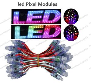 Ny DC5V 12mm WS2811 LED -pixelmodul IP68 Vattentät fullfärg RGB String Christmas LED Light Adresserbar 2811 IC Myy2840064