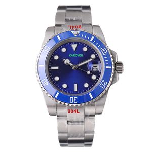 Mens Watch Designer Watches AAA Quality 40mm 904L Automatisk mekanisk vikbar spänne Sapphire Glass Vattentäta keramiska armbandsur Dhgate Watchs With Box