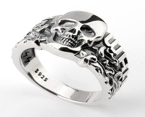 925 sterling Silver Silver Ring Healton European Punk Cool Street Style for Men Fashion Jewelry9342035